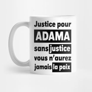 Justice Pour ADAMA Mug